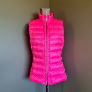 Lilly Pulitzer Vibrant Pink Quilted Vest